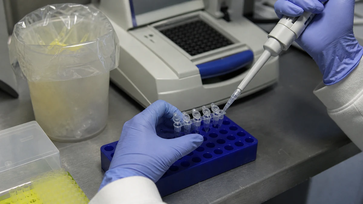 Preparación de tubos en un termociclador para realizar una PCR