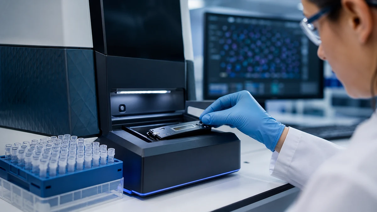 Secuenciación genética NGS en laboratorio