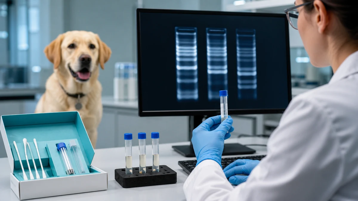 Interpretación de un test genético canino